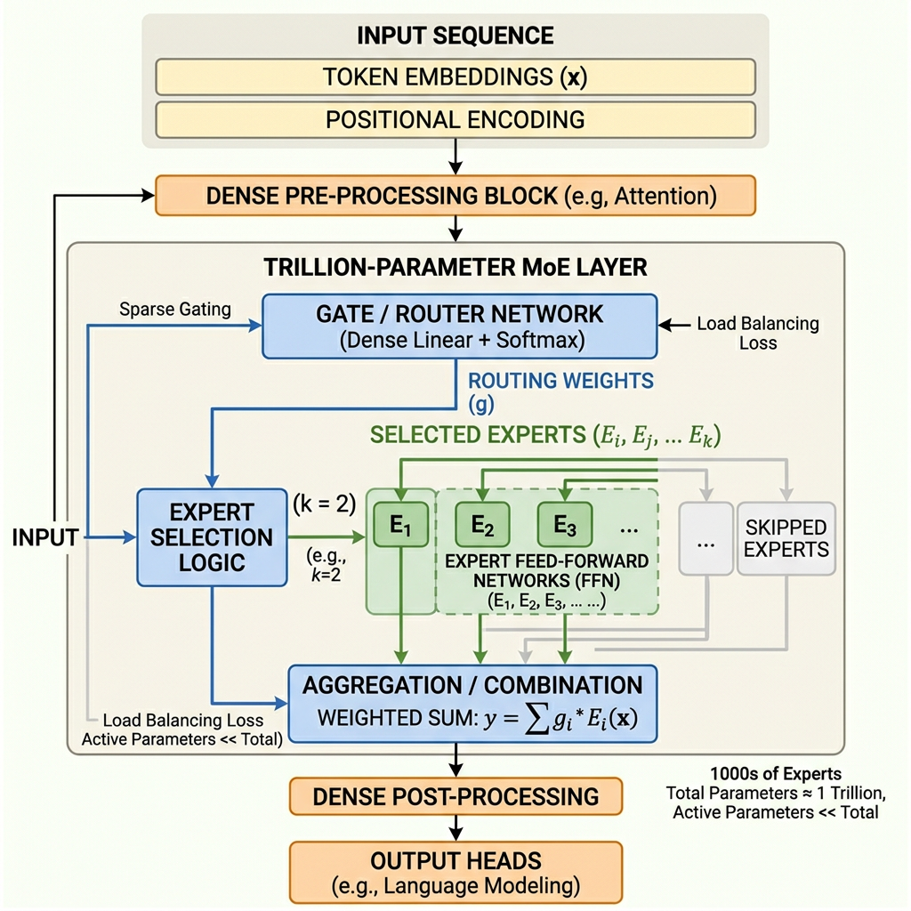 The MoE Router Implosion: Architecting Dynamic All-to-All Expert Offloading, FP4 Cache Quantization, and Zero-Stall Inter-GPU Routing for Trillion-Parameter Mixture-of-Experts Models 🚨 #MachineLearning #DistributedSystems #AIArchitecture #MoE #GPU #LLM #SystemDesign #MLOps