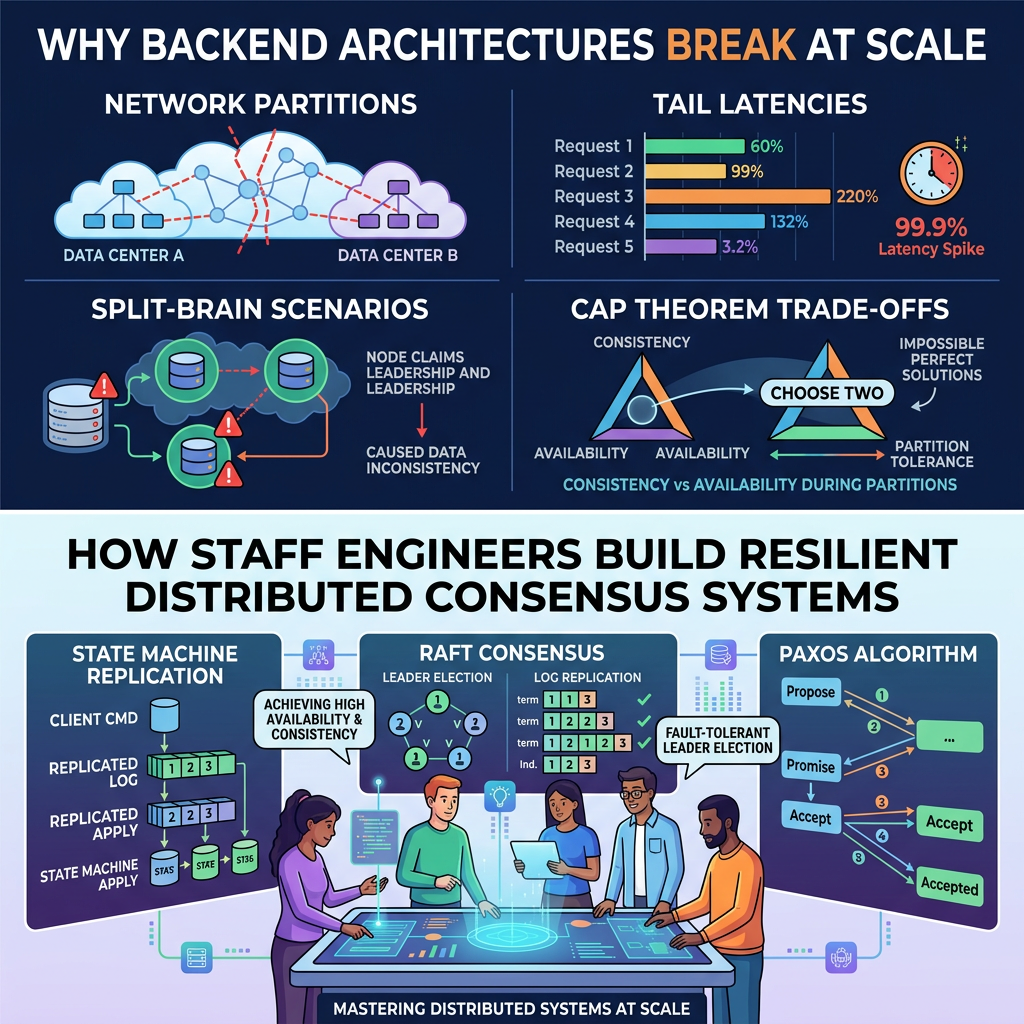 The Hidden Nightmare of Server-Side State: Why Distributed Consensus Fails at Scale (And How Elite Engineers Fix It) 💥 #ServerSide #DistributedSystems #BackendEngineering #SystemDesign #CloudArchitecture #TechLeadership #SoftwareEngineering